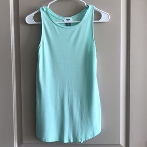 Cotton Mint Green Tank Top